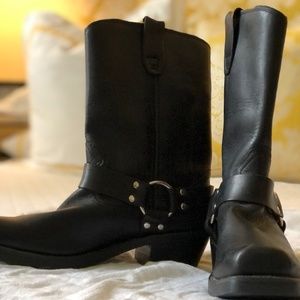 Durango® Frye-identical biker boots Size 8.5 Black Leather